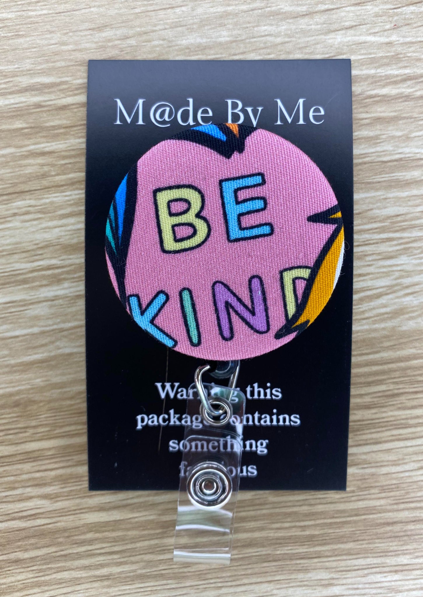 Be Kind #2 Retractable ID Holder