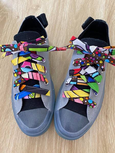 Pastel Gingham - Shoelaces