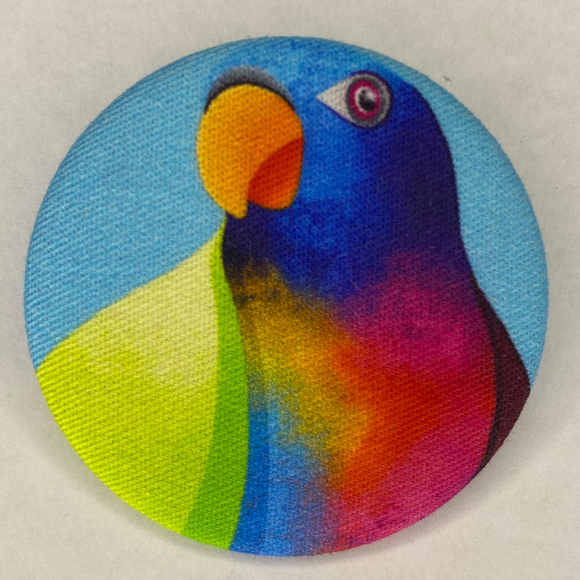 Coloured Bird Badge
