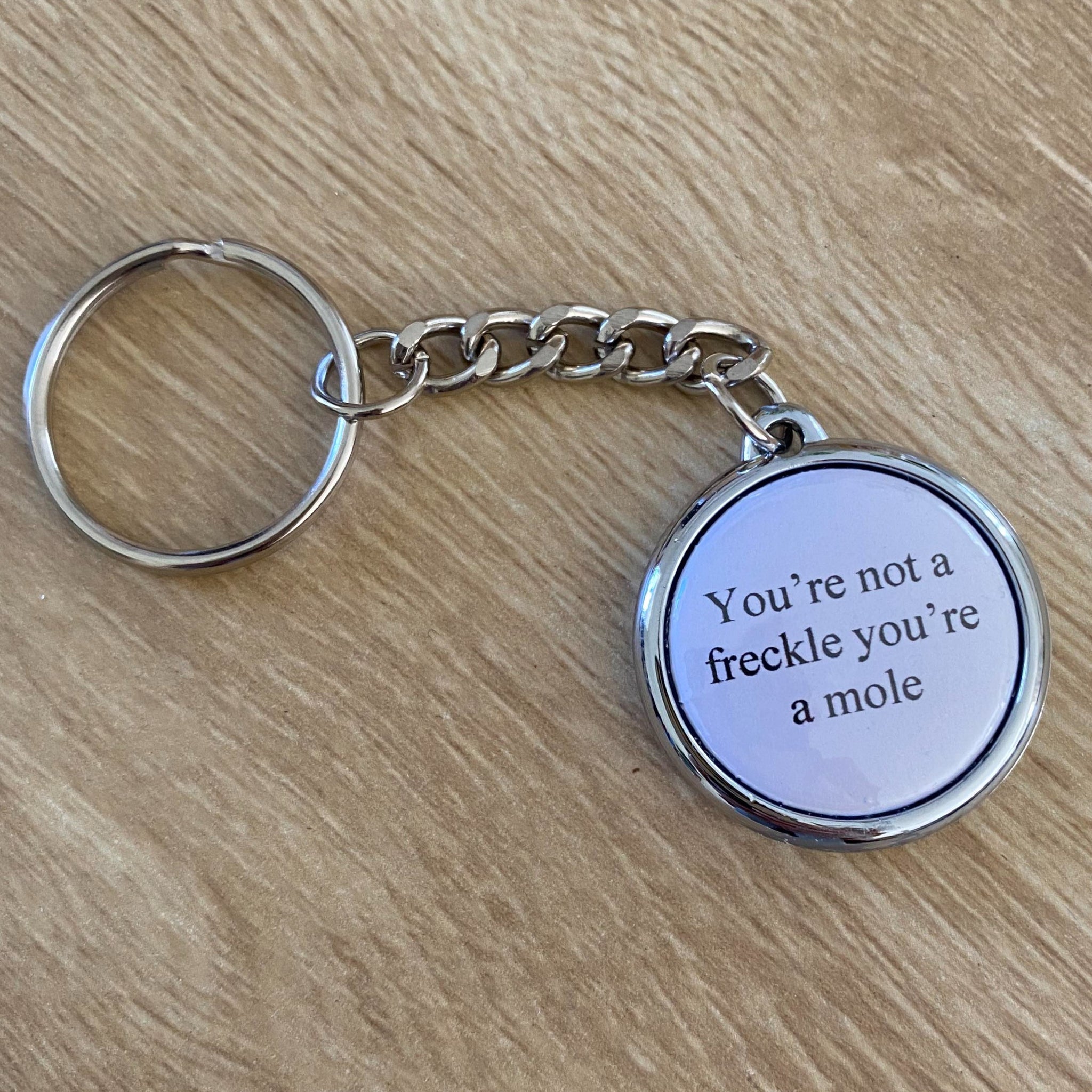 "Look at Moi Range"-Freckle Key Ring