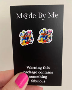 Mickey and Friends-Acrylic Studs