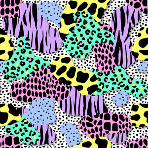 PRE-ORDER 80's Inspired- "Animal Print" Tunic Top