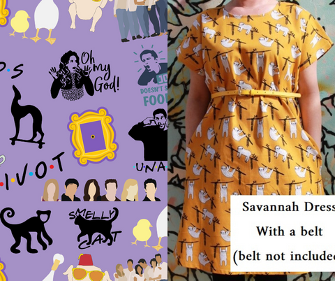 PRE-ORDER- "Friends" Savannah Dress