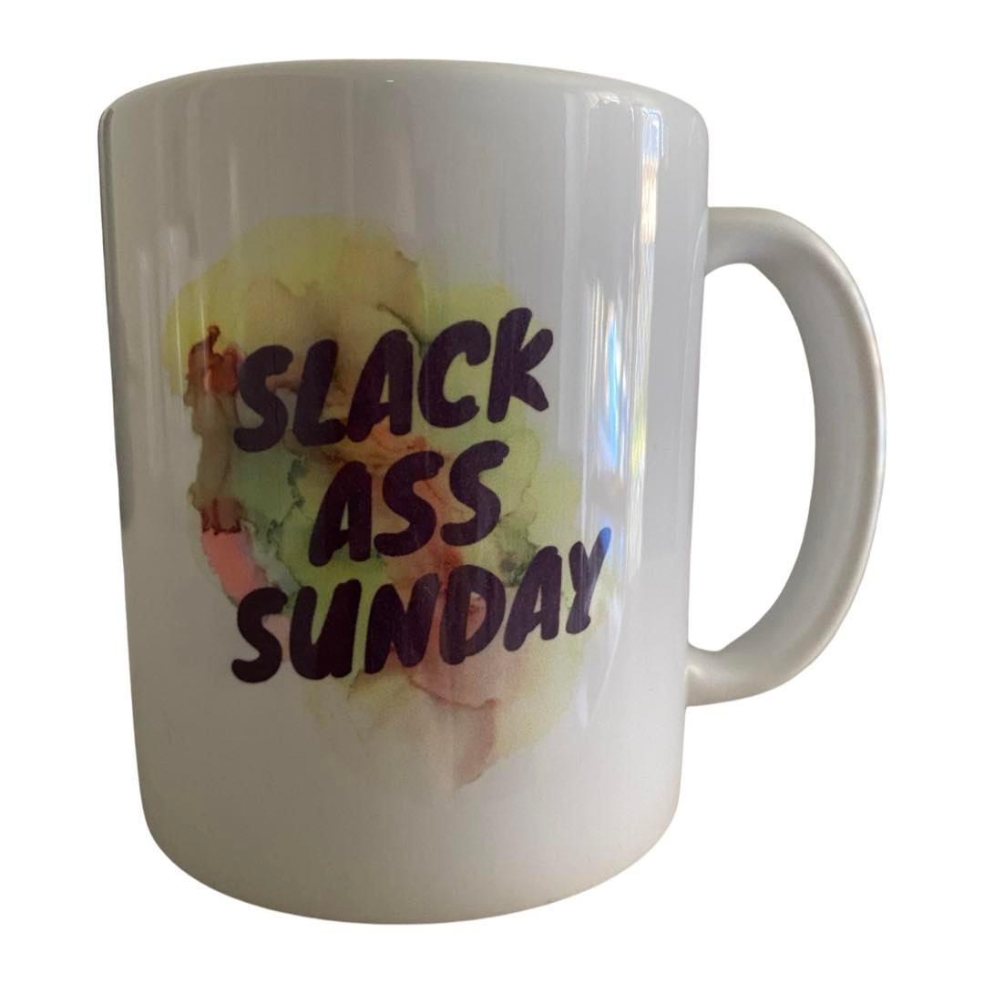 Slack Ass Sunday Mug